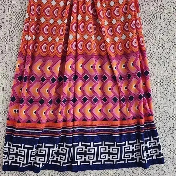 Laundry by shelli segal High Neck Sleeveless Printed Mini Dress 4 - Picture 4 of 9